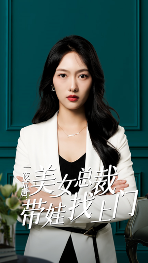 一夜荒唐：美女总裁带娃找上门（83集）民国短剧推荐