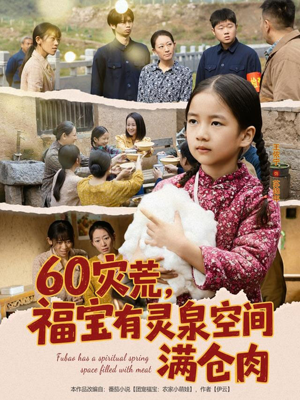60灾荒，福宝有灵泉空间满仓肉（80集）爆款短剧追不停