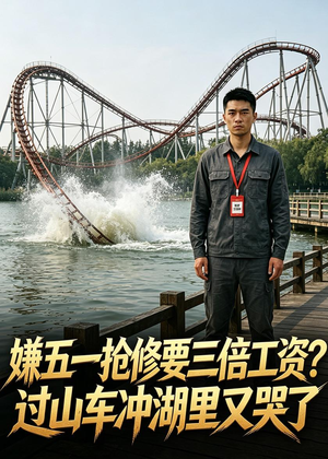 嫌五一抢修要三倍工资？过山车冲湖里又哭了（33集）短剧全集完整