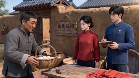 八零娶妻，坑洼地旺成金塘（43集）短剧中追到爽
