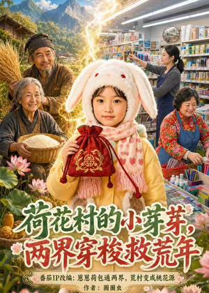 荷花村的小芽芽，两界穿梭救荒年（60集）今日最火短剧
