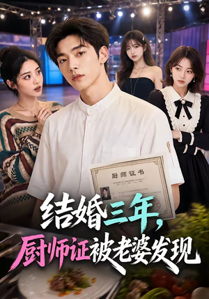 结婚三年，厨师证被老婆发现（86集）最新热门短剧