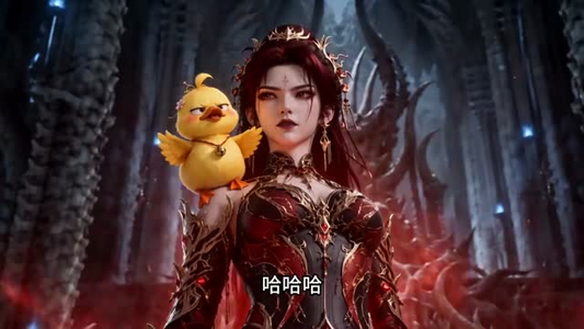 穿成小黄鸭后反派被我驯服了第二季（95集）女主谁演的