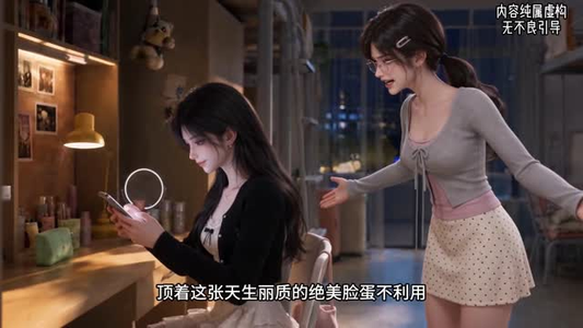 死对头校花竟是我网恋女友（221集）短剧上热门