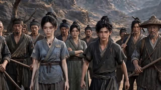 荒年穿两界，我靠捡破烂养活全村（90集）抢先看新短剧