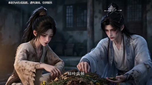 盲眼嫡子落难，陋舍羁绊渡风雪（200集）短剧解说全集