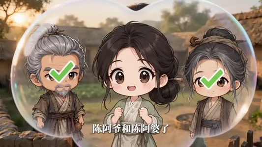 穿成私奔夫妇长女，我摆摊养全家第二季（128集）第一季